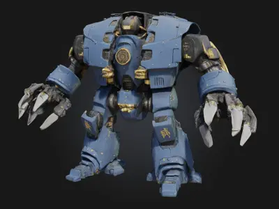 Mech Warrior Guardian 3D model