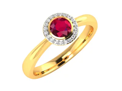 Women Ring  Render 3dm STL OBJ FBX Details 3D print model 218