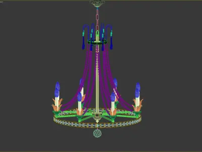 Louis Chandelier 3D model