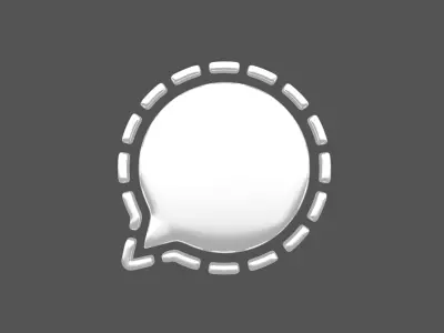 Signal Logo v2 004 Free low-poly 3D model