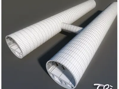 A TYPE TUNNEL SECTION 3D model