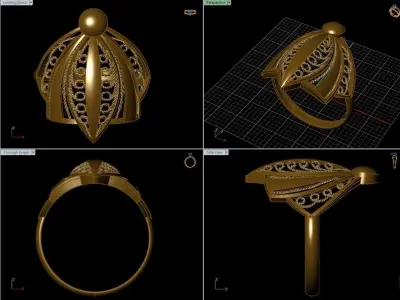 Light ring 3D print model 4