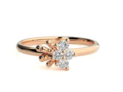 Women ring 3D print model 65