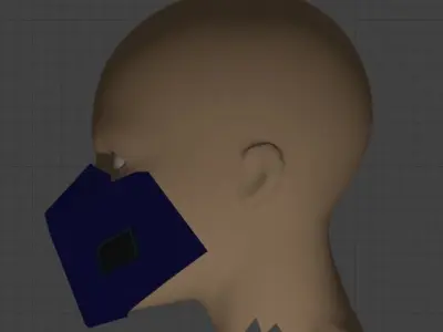 Subzero Mask Lowpoly Low-poly 3D model