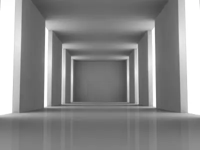 Sci Fi Corridor 3D model