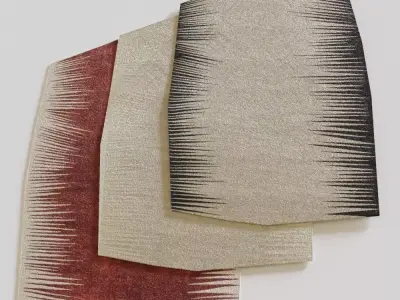 Peigne 2 Rug 3D model