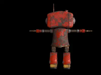 Rusted Robot 3D model