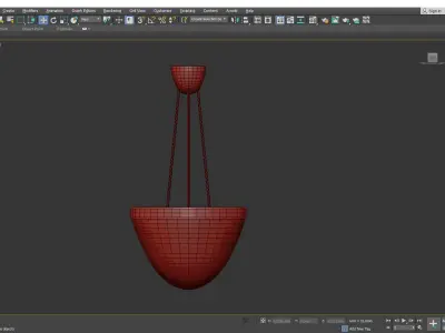 Lars Bylund Ceiling Lamp Low-poly 3D model