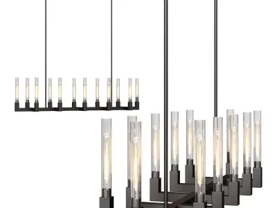 Scandinavian Ceiling Chandelier YL0028 3D model