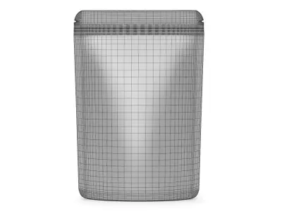 Plastic pouch bag packing 15x22 cm 08 3D model