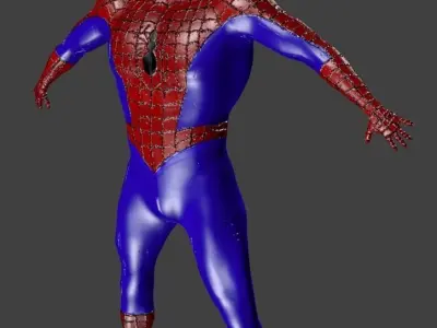 Spider-man Model spider man Low-poly 3D model