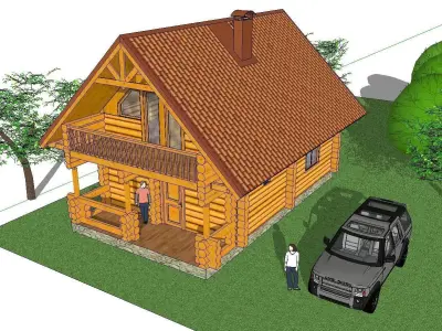 Creative Design-Holiday Cabin-059 3D model
