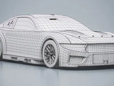  NASCAR Ford Mustang Dark Horse 2025 