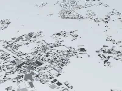 Oxford Streets and Buildings 3D model