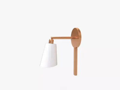 Frazee Light Plug In Armed Sconce 3D model