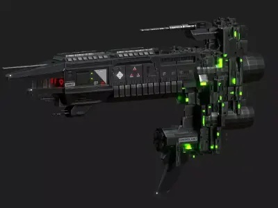 Spaceship - Battleship Commander 3D model