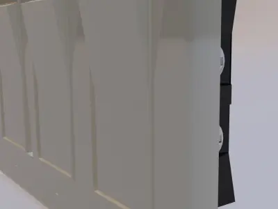 Rocker Style 2 gang and 3 gang Switches 3D model