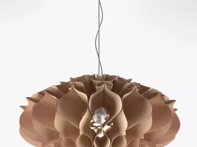 Paper Chandelier 3D model