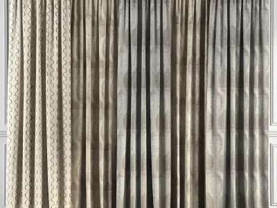 Curtain Set 70 3D model