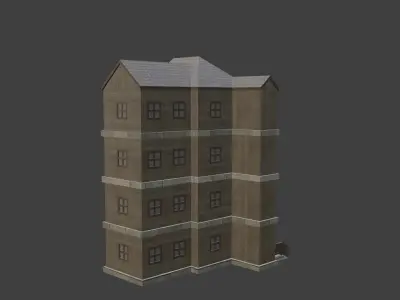 House Model 70 Low-poly 3D model