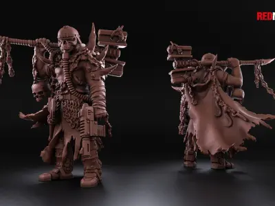 Renegade Death Division - Commander - Heretics 3D print model