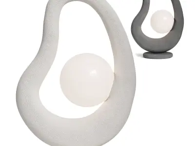 Table lamp Opus Low-poly 3D model