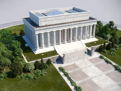  Lincoln Memorial Scene 