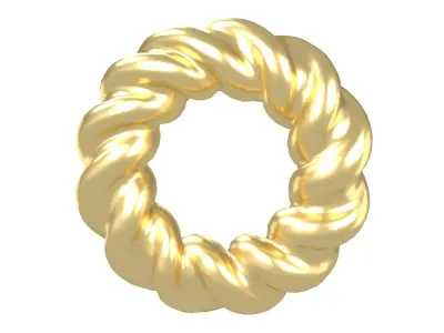 Abstract Ring Shape V4 001 Low-poly 3D model