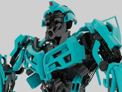 Transformer robot 3D model