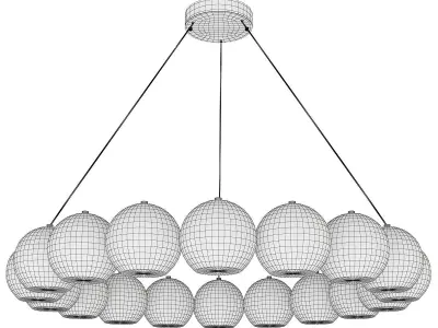 Timebeus modern pendant Low-poly 3D model