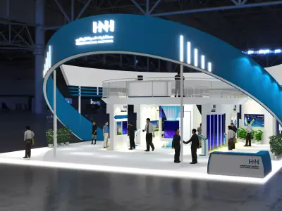 booth 16x20 3D model