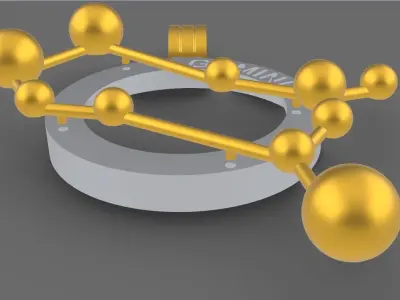 Necklaces of constellations 3D print model