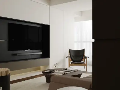 apartment interior scenes     3D model 6