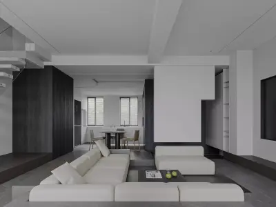 apartment interior scenes     3D model 24