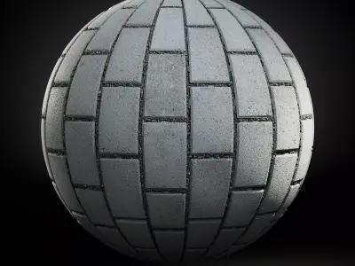 Scanned Stretcherbond Pavement PBR Textures Texture
