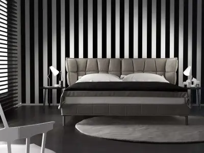 Husk Bed 3D model