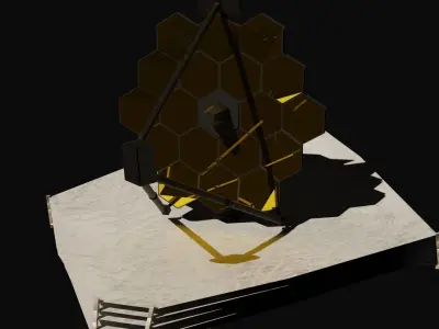 James Webb Space Telescope 3D model