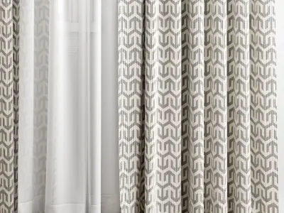 Curtain 379 3D model