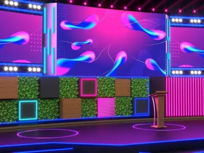 Virtual Stage 3D model