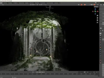Sanctuary Of Yggdrasil 3D model
