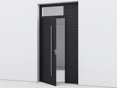 Aluminium door 87 3D model