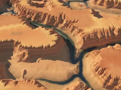 Canyon 004 3D model