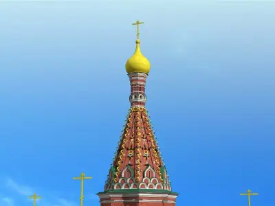 Red Square Moscow Russia 3D model