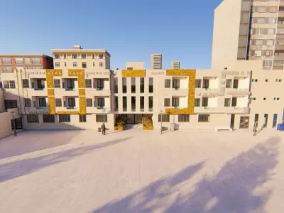 School-University- High School 3D model