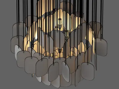 GRAVITY CHANDELIER 3D model