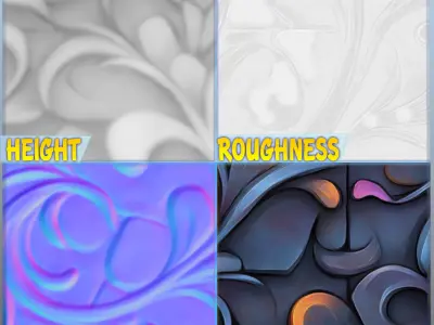 Stylized Ornaments Seamless Texture Texture shop