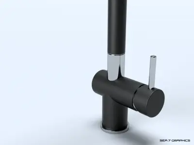 Kitchen Tap Franke Active Plus 3D model