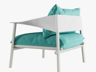 Terramare Lounge chair 3D model