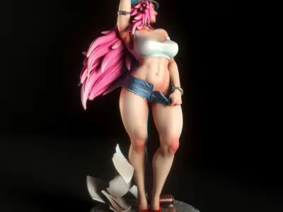 Poison from Street Fighter 3D print model