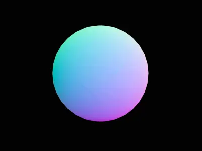 Orange crystal pbr material Texture